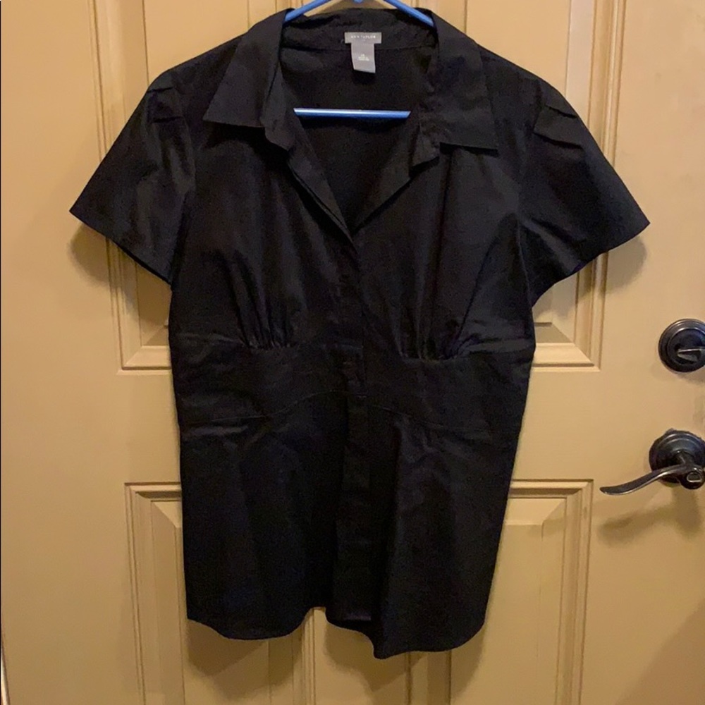Black button up dress shirt